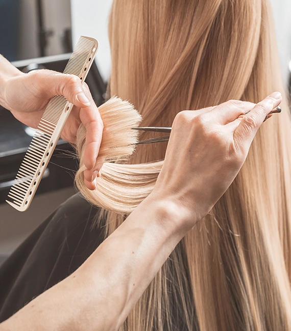 coupe de cheveux réussie